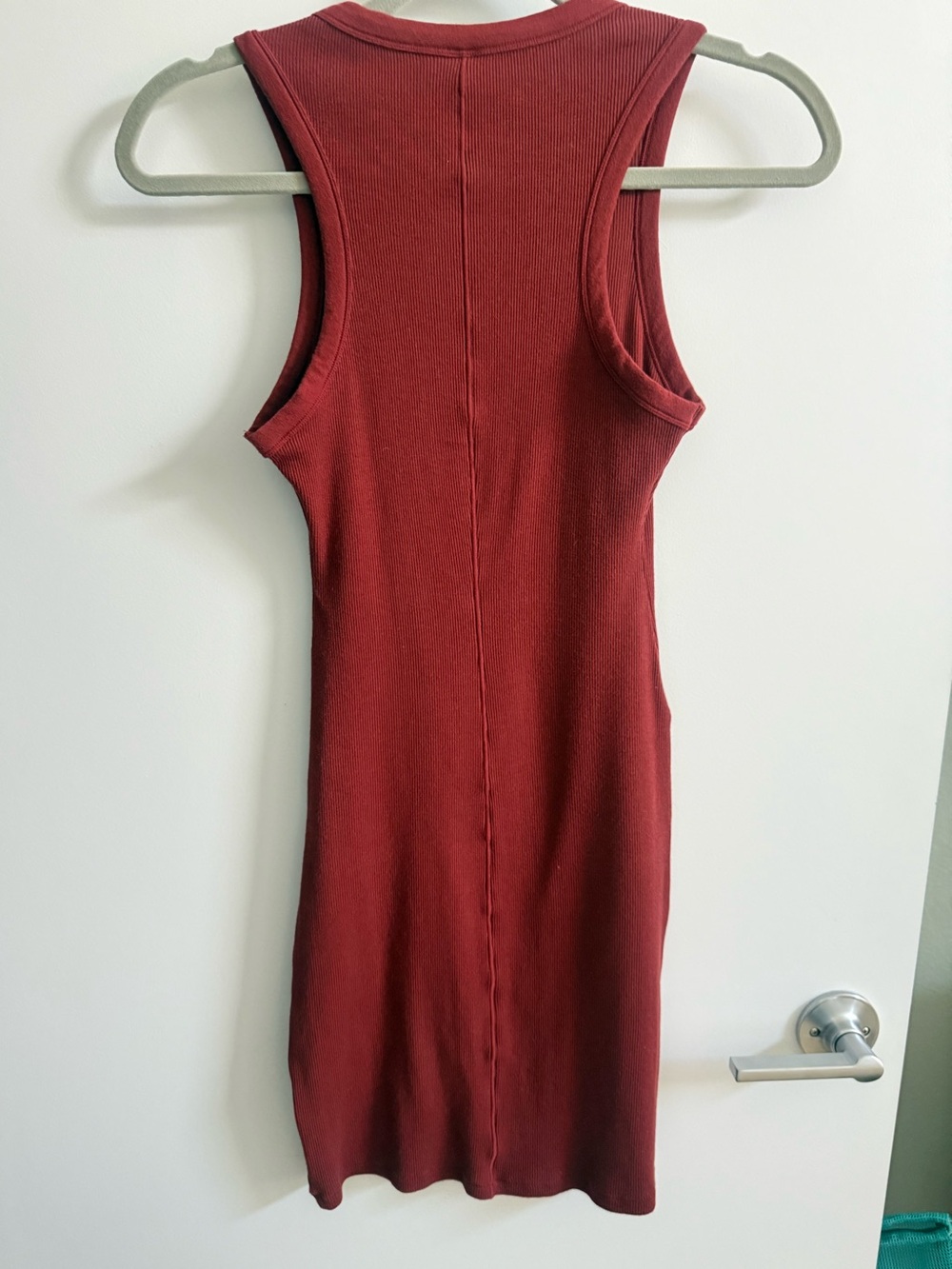 SKIMS Mini Tank Dress in Sangria Small - Picture 6 of 7
